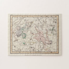Vintage Perseus en Andromeda Sterrenbeelden Kaart Legpuzzel