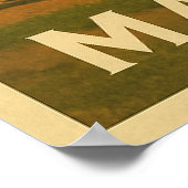 Vintage Peru Machu Picchu Poster (Hoek)