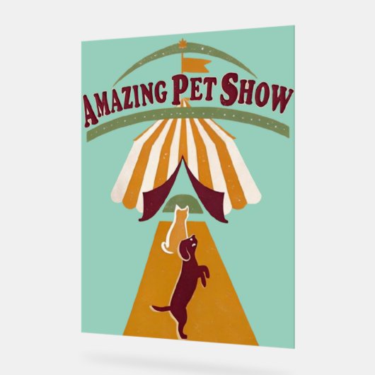 Vintage Pet Poster (Angle)