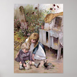 vintage "Pet Rabbit" Poster