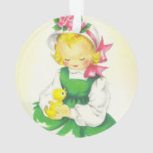 Vintage petite fille Retro mignonne (dos)