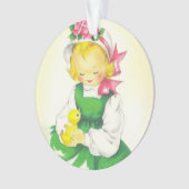 Vintage petite fille Retro mignonne (devant)