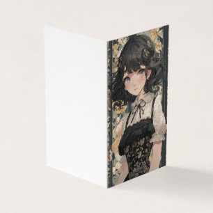 Vintage petite robe noire Anime Couture LBD Blond