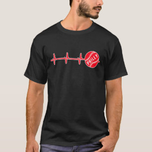 Vintage Philadelphia Heart Beats Phi T-shirt