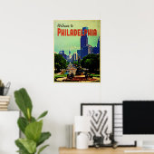Vintage Philadelphia Revel Poster (Thuiskantoor)