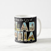 Vintage Philadelphie Salutation Mug (Devant droit)
