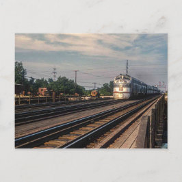 Vintage photo Burlington Route Locomotive Briefkaart