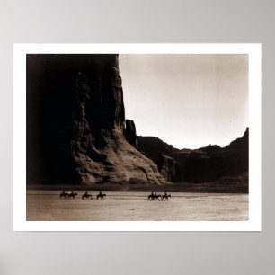 Vintage Photograph of Canyon de Chelly Poster