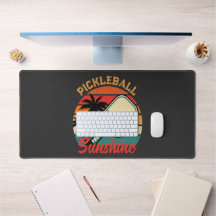 Vintage Pickleball Sunshine Club Retro Paddle