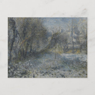 Vintage Pierre Auguste Renoir Snow Covered Landsca Briefkaart