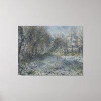 Vintage Pierre Auguste Renoir Snow Covered Landsca