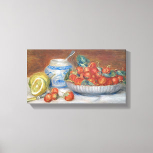 Vintage Pierre Auguste Renoir Strawberries Canvas Afdruk