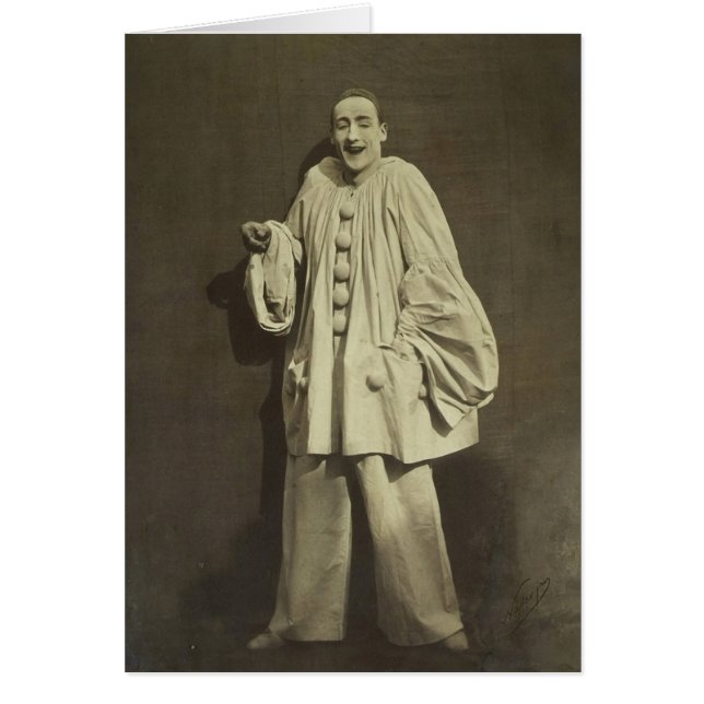 Vintage Pierrot Clown (Voorkant)