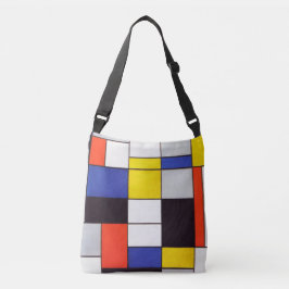 Vintage Piet Mondrian Crossbody Bag Crossbody Tas