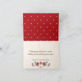 Vintage Pine Cone Noël Mariage Merci (Intérieur)