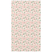Vintage Pink Christmas Tree  Tafelkleed (Voorkant)