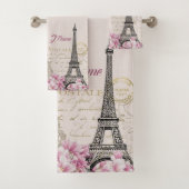 Vintage Pink Paris Tour Eiffel Collage romantique (En situation)