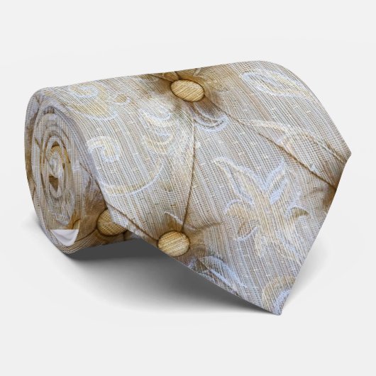 Vintage Pintuck Fabricant Hommes Cravate Épinglett (Roulé)