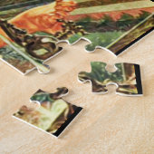 Vintage pinup fille dans bain jigsaw puzzle puzzle (Côté)