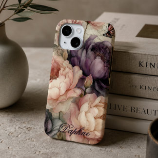 Vintage Pioenrozen in Roze en Paars Persoonlijk