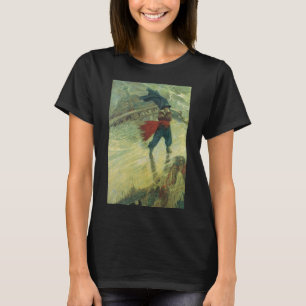 Vintage Piraat, De Vliegende Hollander door Howard T-shirt
