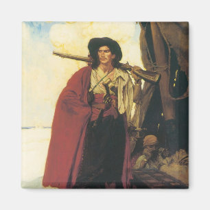 Vintage Pirates Buccaneer was een Picturesque Fell Magneet