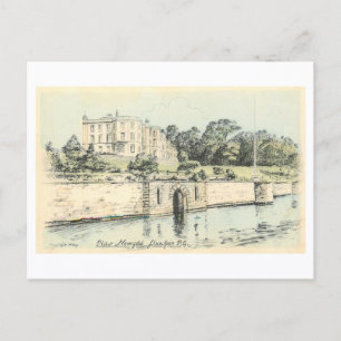 Vintage Plas Newydd Huis Briefkaart