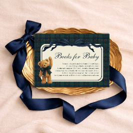 Vintage Polo Teddy Bear Books for Baby Boy Informatiekaartje