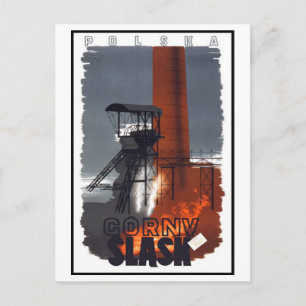Vintage Polska Poland Slask Briefkaart