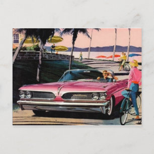Vintage Pontiac Ad Briefkaart