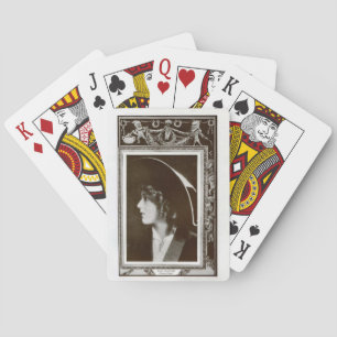Vintage portret van Mary Pickford 1914 Pokerkaarten