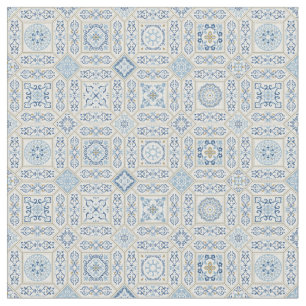 Vintage Portugal Azulejo traditioneel Stof