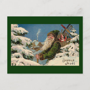 Vintage Postcard Feestdagenkaart