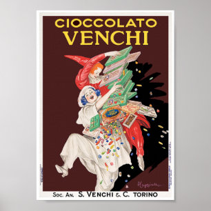 Vintage Poster Afdrukken: Cioccolato - Chocolates