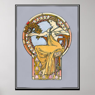 Vintage Poster Alphonse Mucha Ad