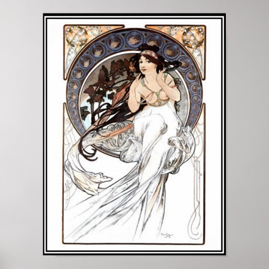 Vintage Poster Alphonse Mucha Ad (Voorkant)