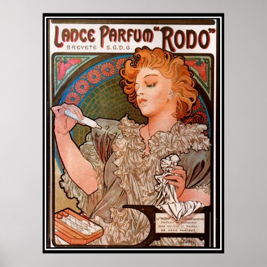 Vintage Poster Alphonse Mucha Perfume (Voorkant)