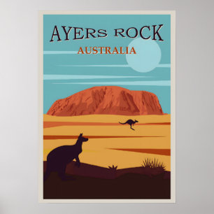 Vintage poster Australië
