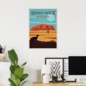 Vintage poster Australië (Thuiskantoor)