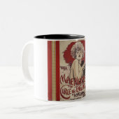 Vintage Poster Coffee Mok (Voorkant links)