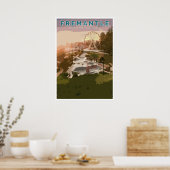 Vintage Poster - Fremantle, Western Australië (Keuken)
