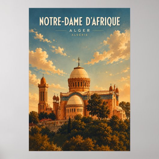 Vintage poster Notre-Dame d'Afrique (Devant)
