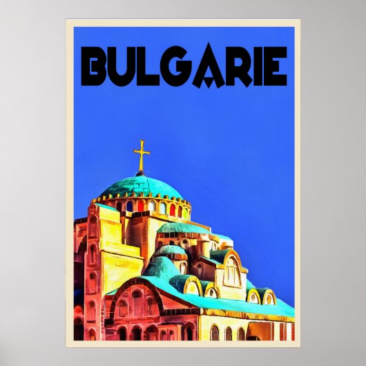 Vintage Poster of Bulgaria (Voorkant)