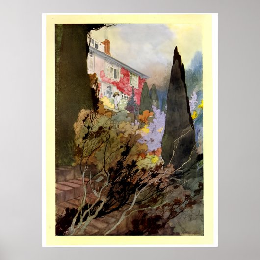 Vintage Poster Onze sentimentele tuin (Voorkant)