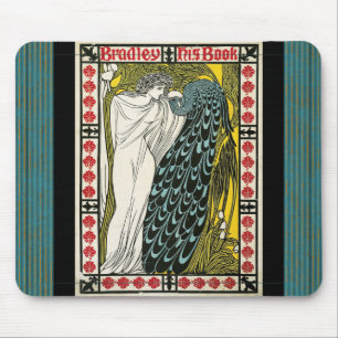 Vintage poster:Peacock:Vrouw Muismat