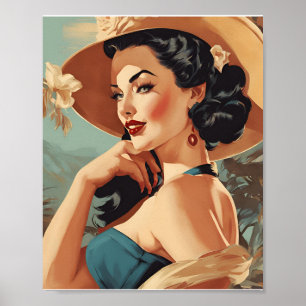 vintage poster pin up