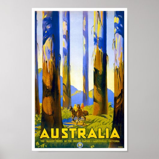 Vintage Poster Print Au (Voorkant)