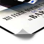 Vintage Poster Print Barcelona Spain Ship (Hoek)