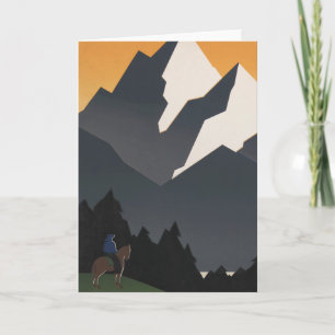 Vintage Poster Promoting reizen naar Montana. Kaart