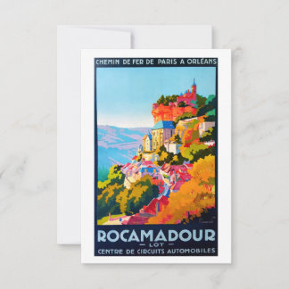 Vintage Poster - Rocamadour Kaart